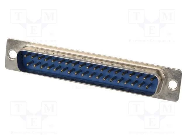 D-Sub, PIN: 37, ficha, macho, com cabo, solda, 5A