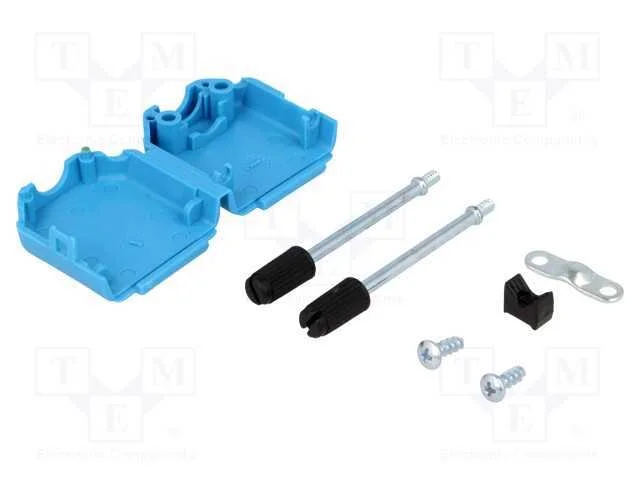 Carcaça: para Conectores D-Sub, D-Sub 9pin,D-Sub Hd 15pin, Azul