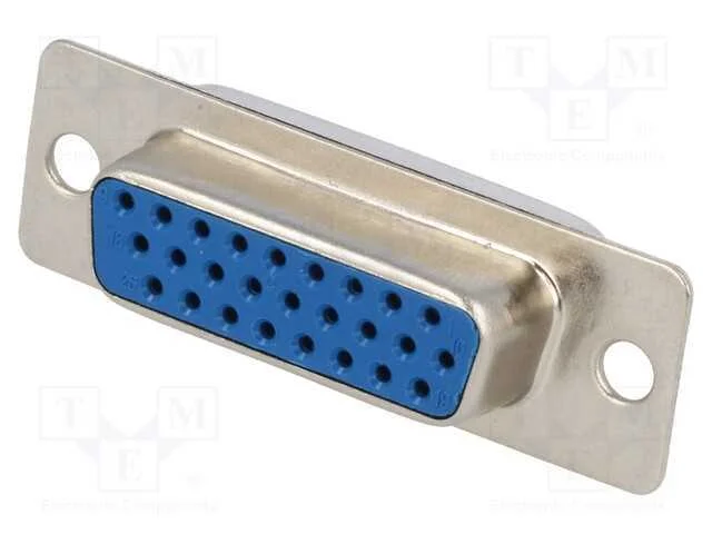 D-Sub HD, PIN: 26, ficha, fêmea, com cabo, simple.
