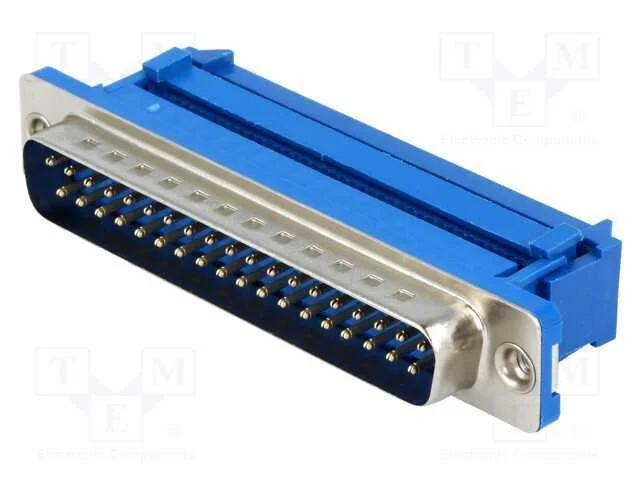 D-Sub, PIN: 37, ficha, macho, para fita, IDC, UNC.