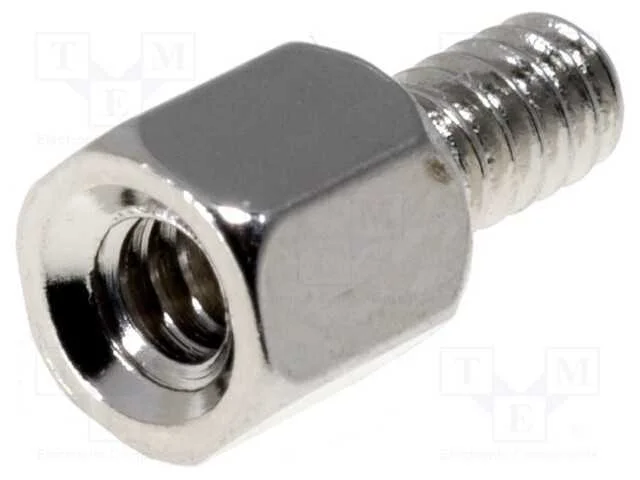 Perno com cabeça roscada, UNC 4-40, Chave: 4,75mm