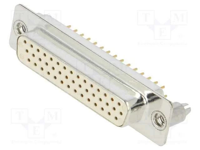 D-Sub HD, PIN: 44, tomada, fêmea, para PCB,trinco.