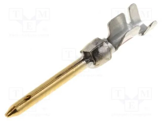 Contacto, macho, liga em cobre, 0,2÷0,56mm2, 24AW.