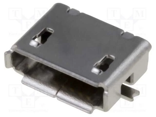 Tomada, USB AB micro, SMT, PIN: 5, USB 2.0, doura.