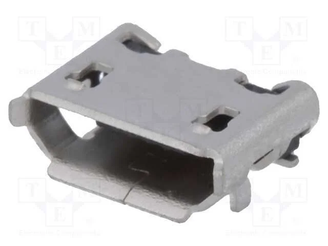 Tomada, Usb a Mini, Smt, Angulares 90, Usb 2.0, Dourado