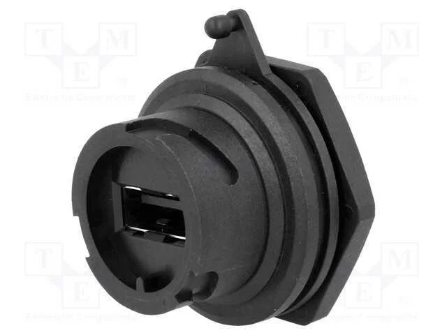 Tomada, Usb A, para Painel, Solda, Simples, Ip67