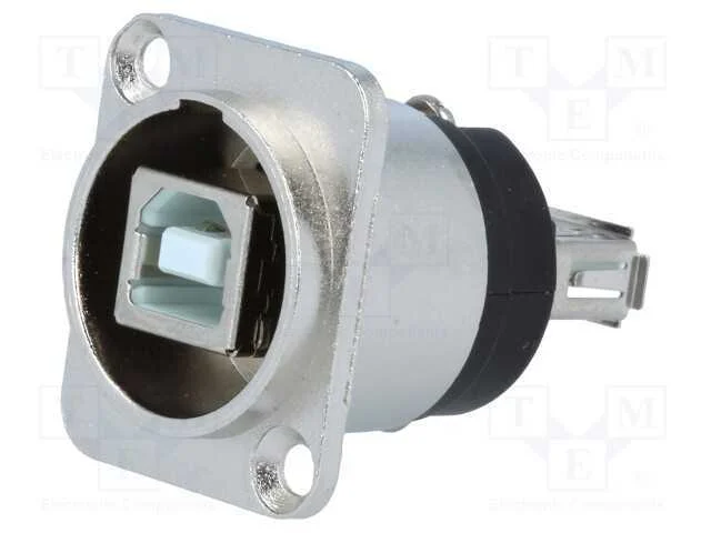 Adaptador, Usb a Tomada-Parte de Trás,Usb B Tomada-Frente, Ft
