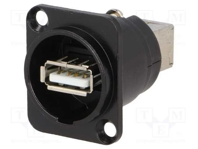 Adaptador, Usb a Tomada-Frente,Usb B Tomada-Parte de Trás, Ft