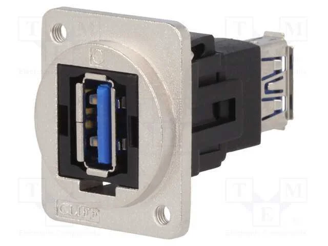 Conector, Usb a Tomada,Em Ambos Os Lados, Ft, Usb 3.0, Metal