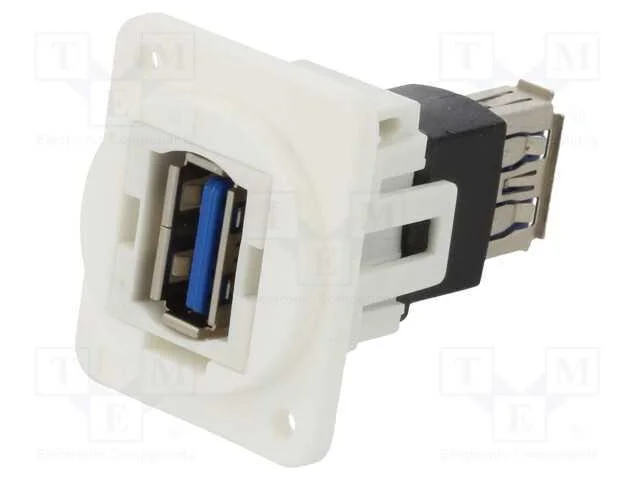 Conector, Usb a Tomada,Em Ambos Os Lados, Ft, Usb 3.0, Plástico