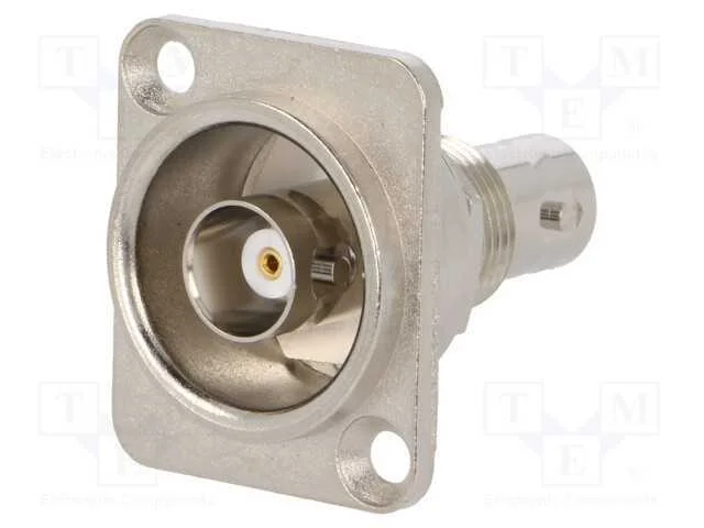 Conector, Tomada Bnc,Em Ambos Os Lados, Ft, Blindadas, Metal