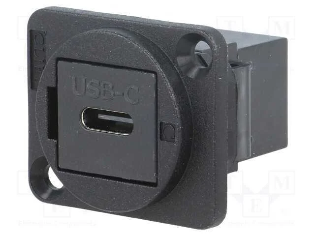 Conector, Usb C Tomada,Em Ambos Os Lados, Ft, Usb-C, Plástico