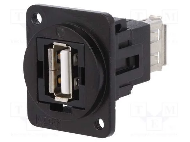 Conector, Usb a Tomada,Em Ambos Os Lados, Ft, Usb 2.0, Metal