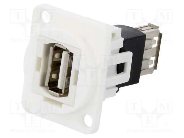 Conector, Usb a Tomada,Em Ambos Os Lados, Ft, Usb 2.0, Plástico