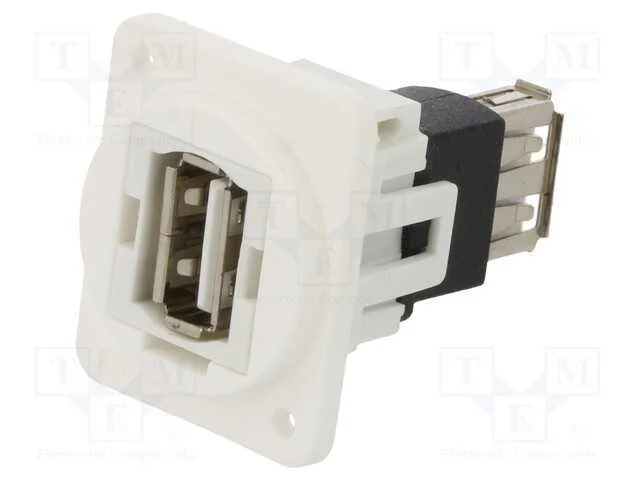 Conector, Usb a Tomada,Em Ambos Os Lados, Ft, Usb 2.0, Plástico