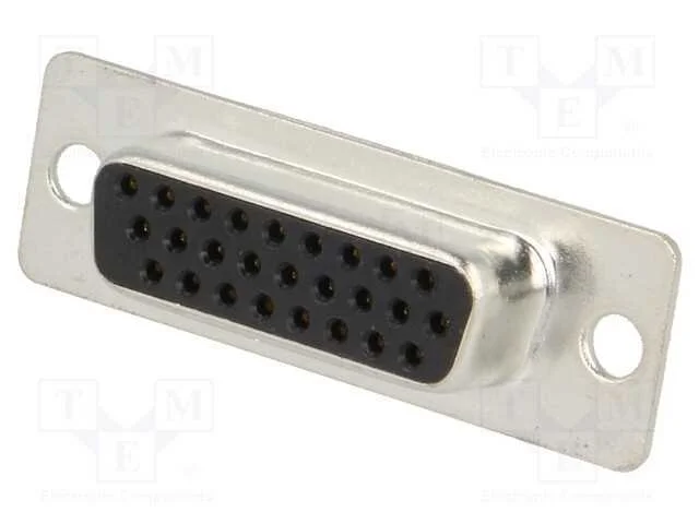 D-Sub HD, PIN: 26, ficha, fêmea, com cabo, solda,.