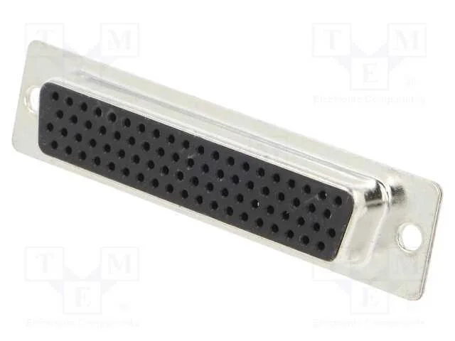 D-Sub HD, PIN: 78, ficha, fêmea, com cabo, solda,.