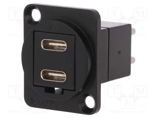Adaptador, Usb C Tomada-Frente,Usb C Ficha-Traseira, Ft, Duplas