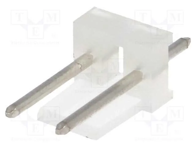 Tomada, fio-placa, macho, KK, 5,08mm, PIN: 2, THT.