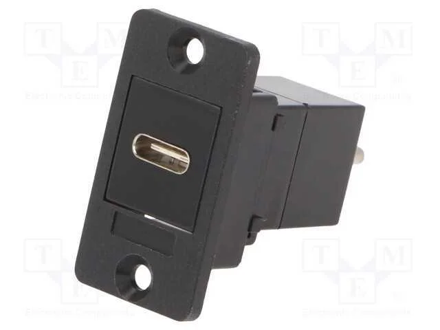 Conector, Usb C Tomada-Frente,Usb C Ficha-Traseira, Slim, Usb-C