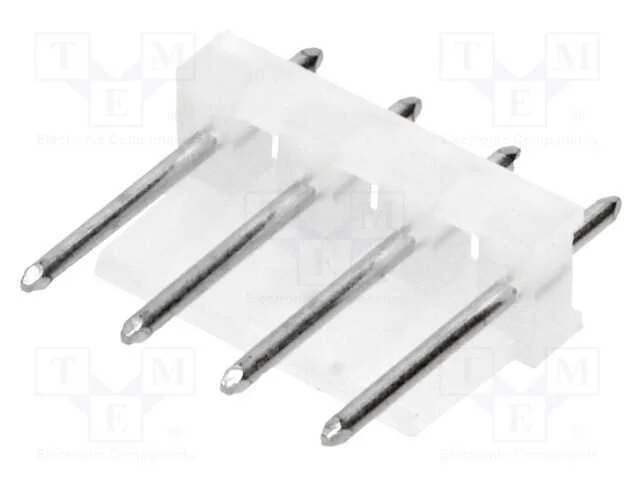 Tomada, Fio-Placa, Macho, Kk, 5,08mm, Pin: 4, Tht, para Pcb