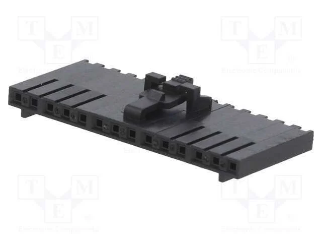 Ficha, fio-fio/placa, f&ecirc;mea, SL, 2,54mm, PIN: 14,.