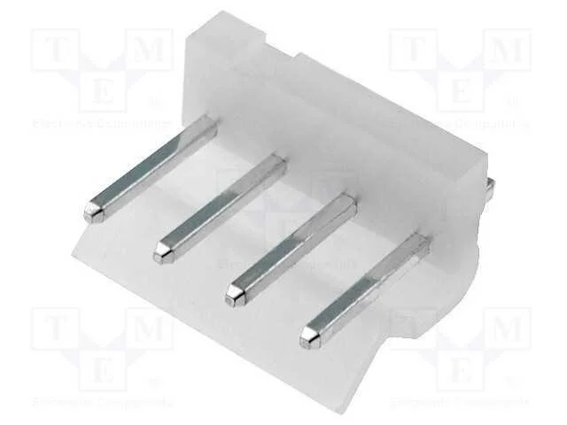 Tomada, Fio-Placa, Macho, Spox, 5,08mm, Pin: 4, Tht, para Pcb