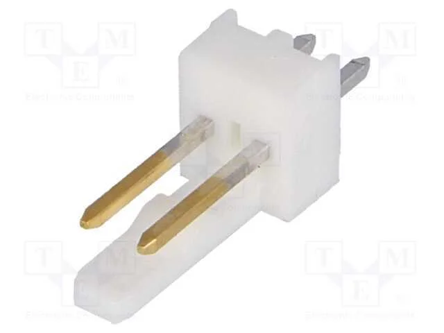 Tomada, fio-placa, macho, KK 254, 2,54mm, PIN: 2,.