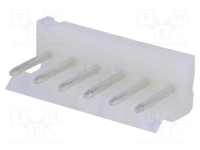 Tomada, fio-placa, macho, 5,08mm, PIN: 6, THT, 25.