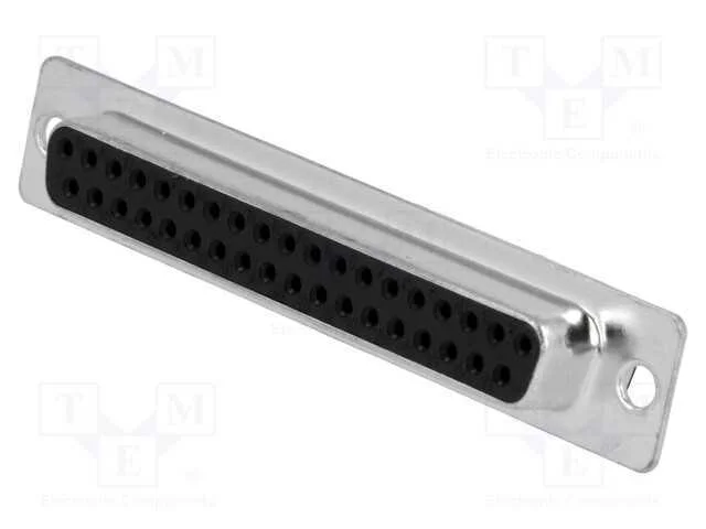 D-Sub, PIN: 37, ficha, fêmea, com cabo, solda, Co.