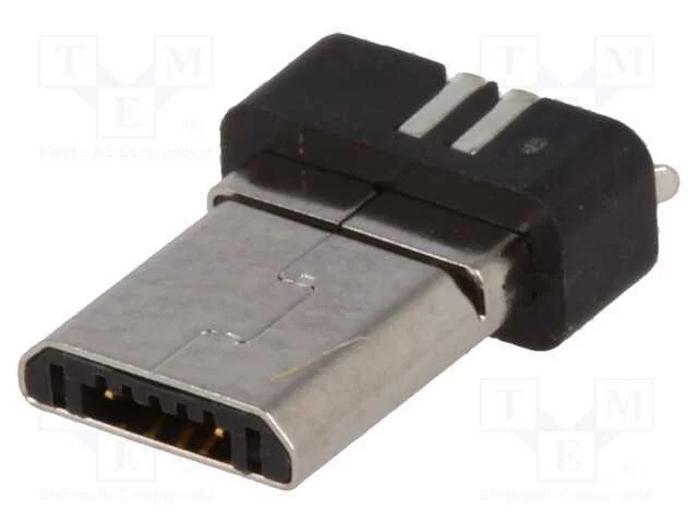 Ficha, Usb B Micro, para Inundar, Solda, Pin: 5, Usb 2.0, 0,65mm