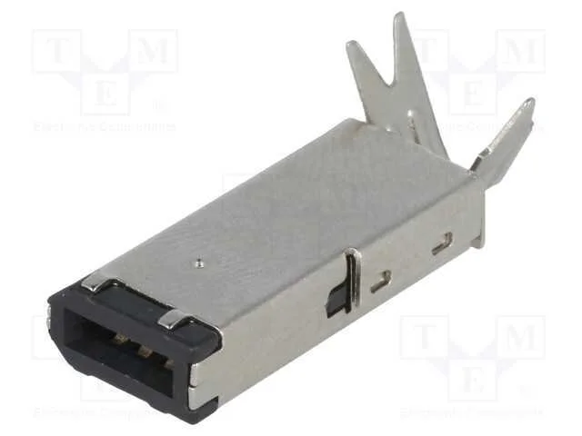 Ficha, Ieee1394, com Cabo, Solda, Pin: 6, Simples, Blindadas
