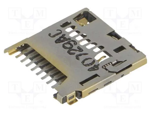 Conector: para Cart&otilde;es, Microsd, Push-Push, Smt, Dourado