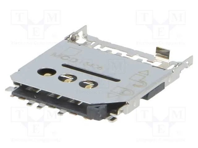 Conector: para Cartões, Micro Sim, Blindadas,Push-Push, Smt, 0,5a