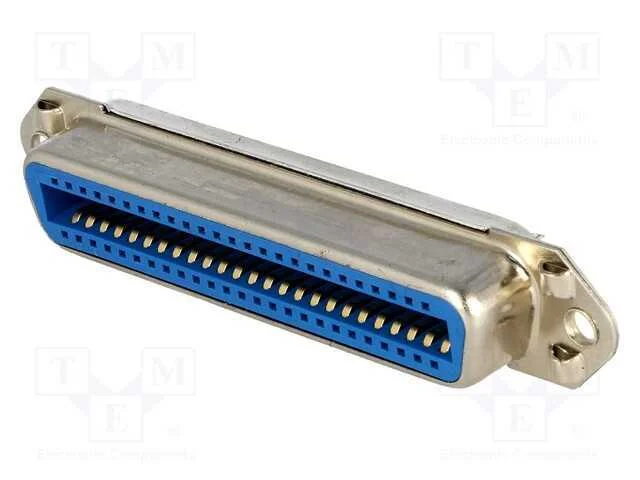 Conector: Centronics, Tomada, Fêmea, Pin: 50, Solda, para Painel
