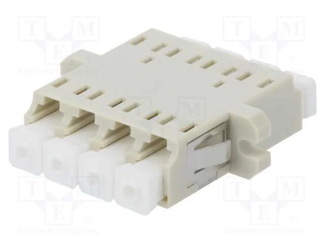 Conector: Fibra Ótica, Tomada,Conector, Quad,De Passo Múltiplo