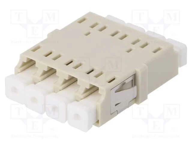 Conector: Fibra Ótica, Tomada,Conector, Quad,De Passo Múltiplo