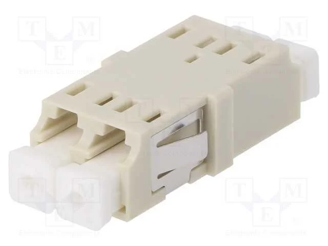 Conector: Fibra Ótica, Tomada,Conector, Lc, Fêmea, Faixas: 2, Bege