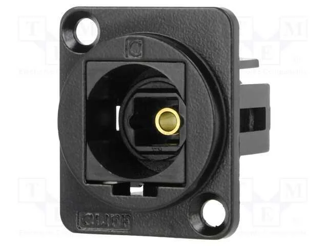 Conector: Fibra Ótica, Conector, Mat: Metal, Ft, Norma Xlr, 19x24mm