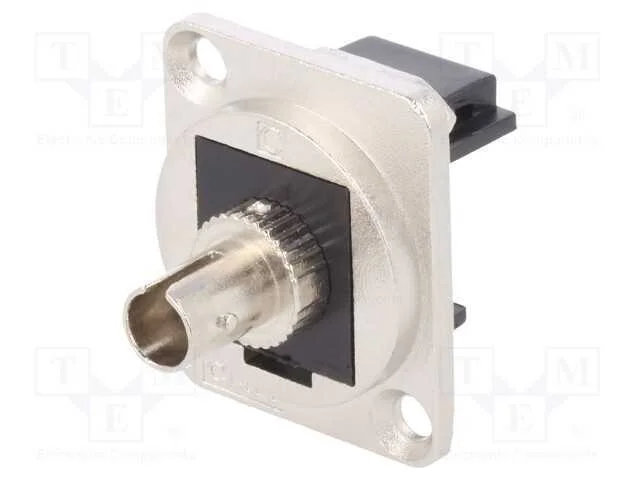 Conector: Fibra Ótica, Conector, St,Em Ambos Os Lados, Mat: Metal