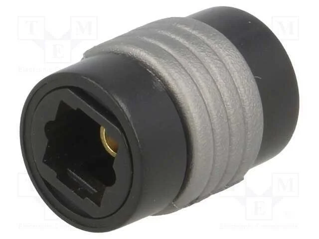 Conector: Fibra Ótica, Tomada,Conector, Ópticos (Toslink), Preta