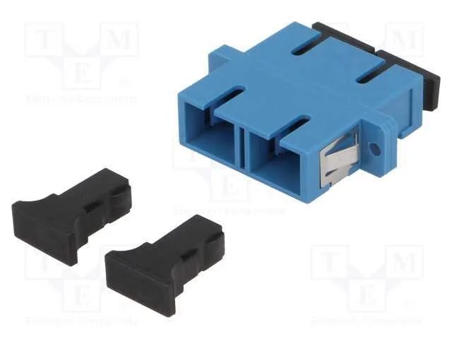 Conector: Fibra Ótica, Tomada,Conector, Duplex de Passo Único