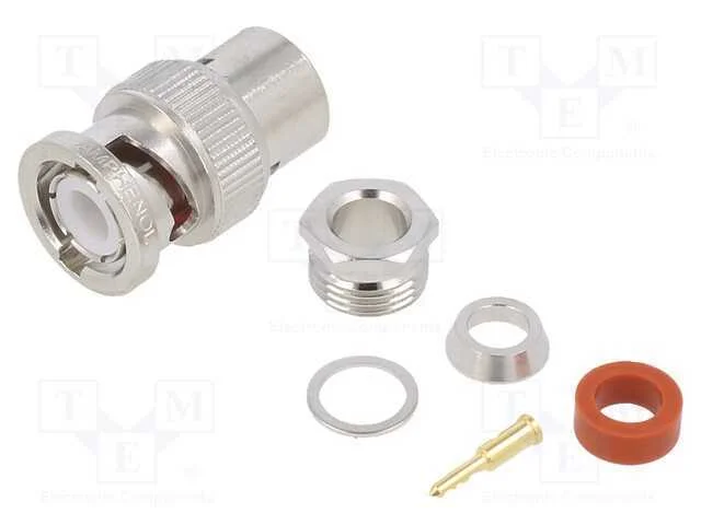 Conector Bnc Ficha Macho Simples 50o Solda.