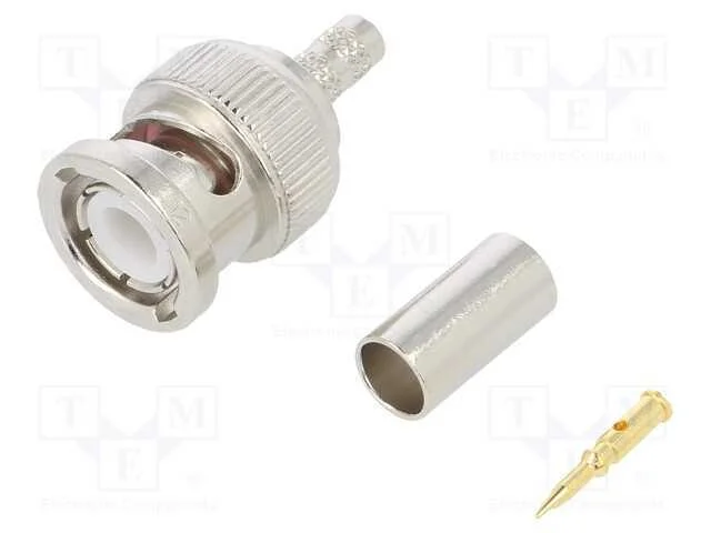 Conector Bnc Ficha Macho Simples 50o Cerrar.
