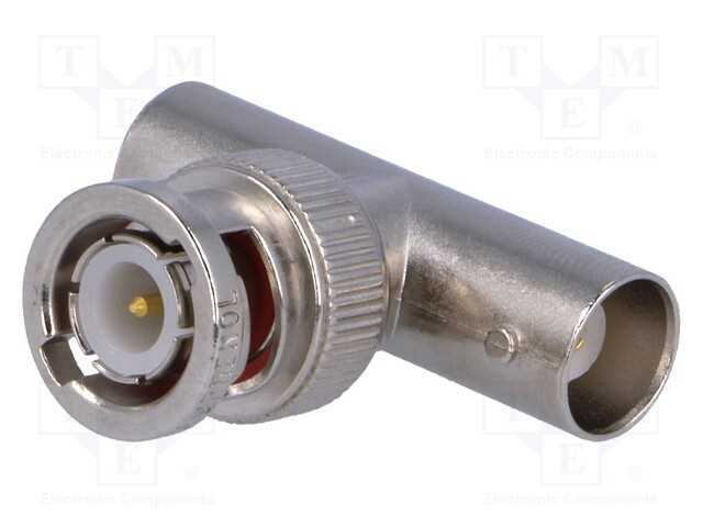T- Conector, Bnc Tomada X2,Bnc Ficha, 50o, Pom, Dourado, Vswr: 1,3