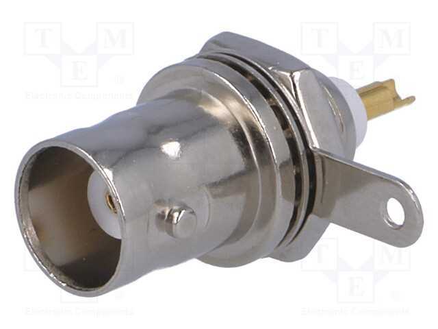 Tomada, Bnc, Fêmea, Solda, para Painel, Ptfe, Classe: Norma