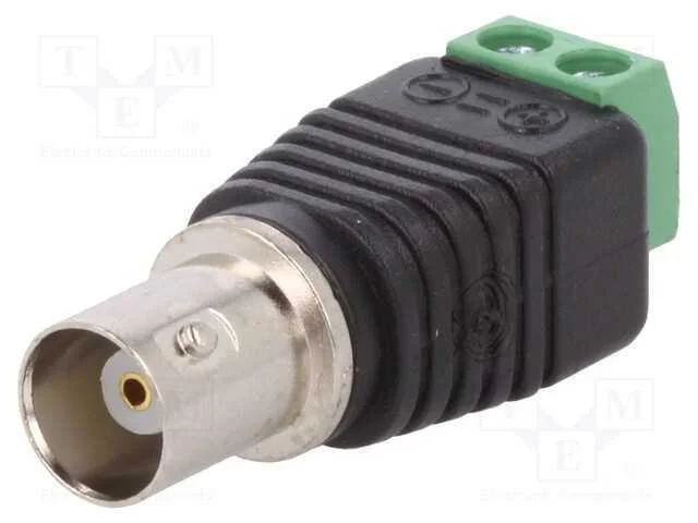 Adaptador, Bnc F&ecirc;mea,Bloco Terminal, Pin: 2