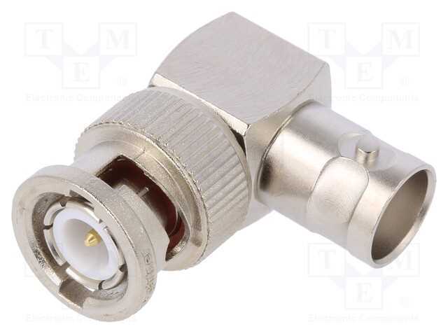 Conector, Tomada Bnc,Bnc Ficha, Angulares 90, 50o, Ptfe, Dourado
