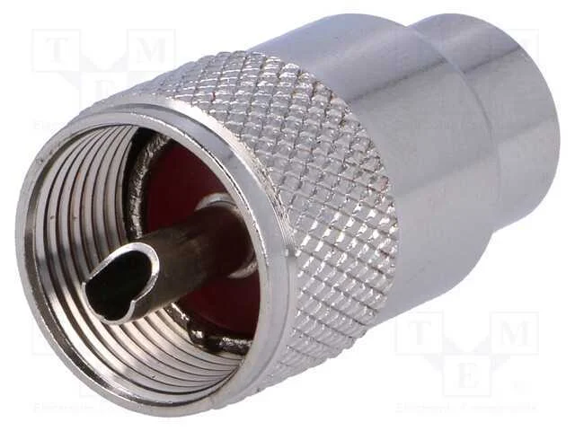 Ficha, UHF (PL-259), macho, simples, RG213, solda.