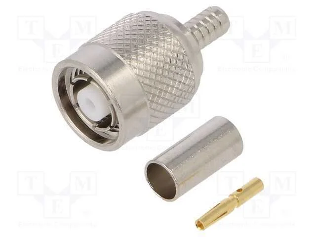 Ficha, Rp-Tnc, Reverse,Fêmea, Simples, 50o, Cerrar, com Cabo, Ptfe